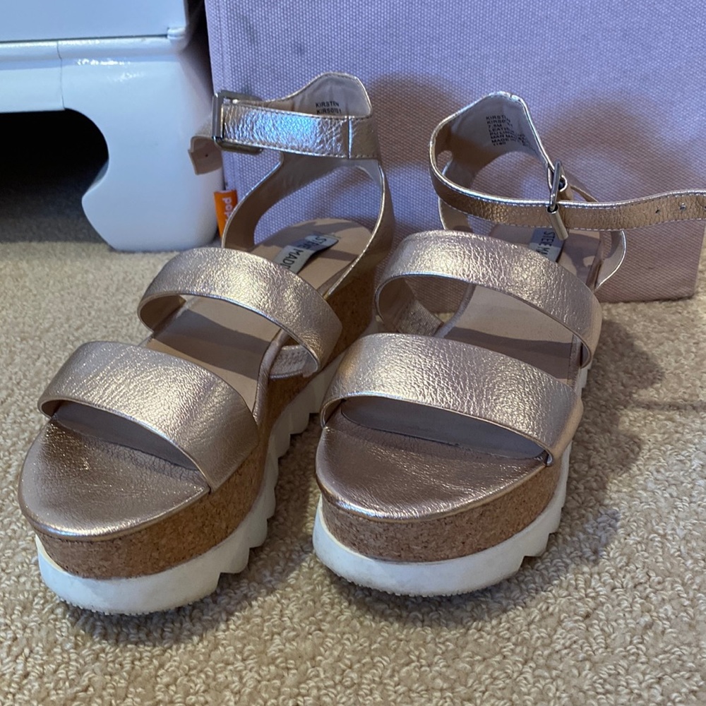 Steve Madden Platform Wedges. Only Worn Once! Siz… - image 1
